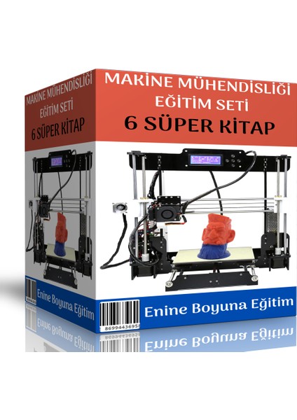 Enine Boyuna Eğitim Makine Mühendisliği Eğitim Seti (6 Süper Kitap)