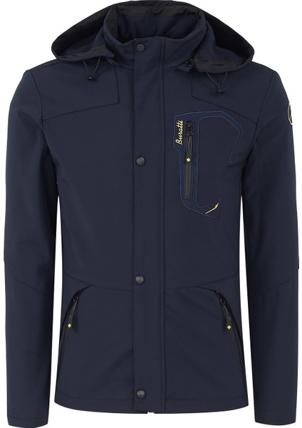 Çıkarılabilir Kapüşonlu Suya Dayanıklı SoftShell Mont Erkek MONT 497LUIS
