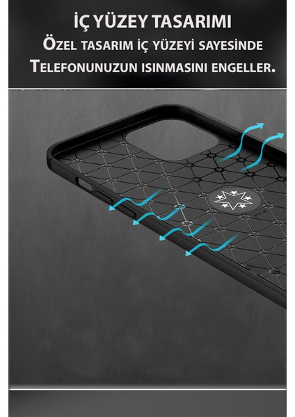 Redmi Note 9 Kılıf Darbe Korumalı Deri Görünümlü Silikon Arka Kapak - Lacivert fiyatları