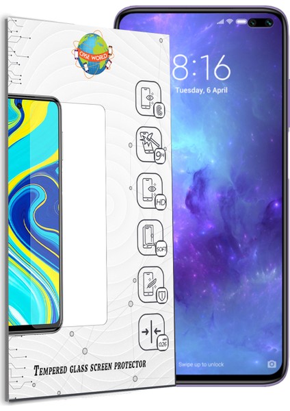 Xiaomi Poco X2 Temperli Ekran Koruyucu Kırılmaz Cam