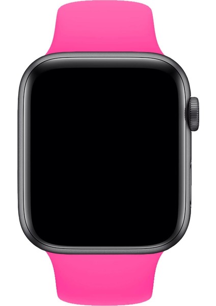 Apple Watch Uyumlu 38 mm Renkli Kordon - Neon Pembe fiyatları