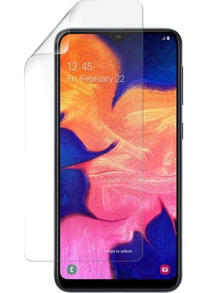 Samsung Galaxy A10 Nano Ekran Koruyucu Kırılmaz Esnek Cam