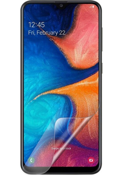 Samsung Galaxy A20 Nano Ekran Koruyucu Kırılmaz Esnek Cam