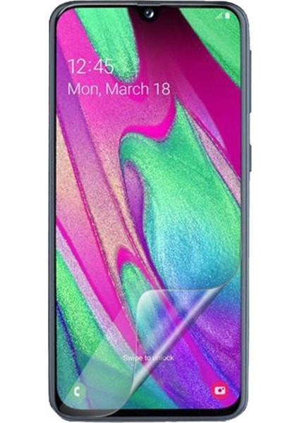 Samsung Galaxy A40 Nano Ekran Koruyucu Kırılmaz Esnek Cam