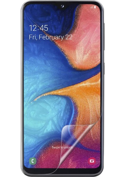Samsung Galaxy A20E Nano Ekran Koruyucu Kırılmaz Esnek Cam