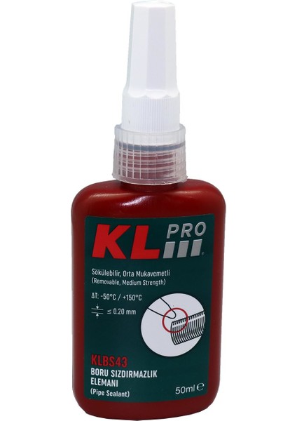 KLBS43-50 50ML Boru Sızdırmazlık Elemanı