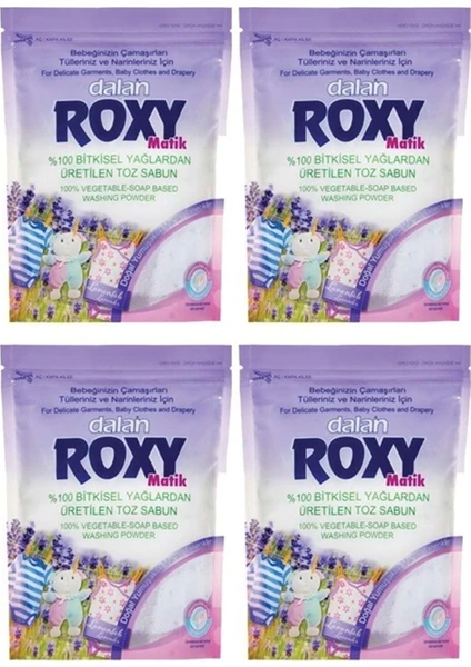 Roxy Matik Sabun Tozu 800GR Lavanta 4 Lü Set