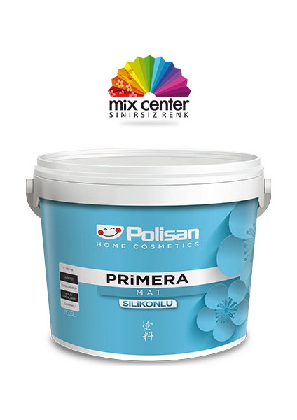 Primera Mat Silikonlu Iç Cephe Boyası Tüm Renkler 15 Litre - 24 Kilogram Cİ-7131 / Karizmatik Somon
