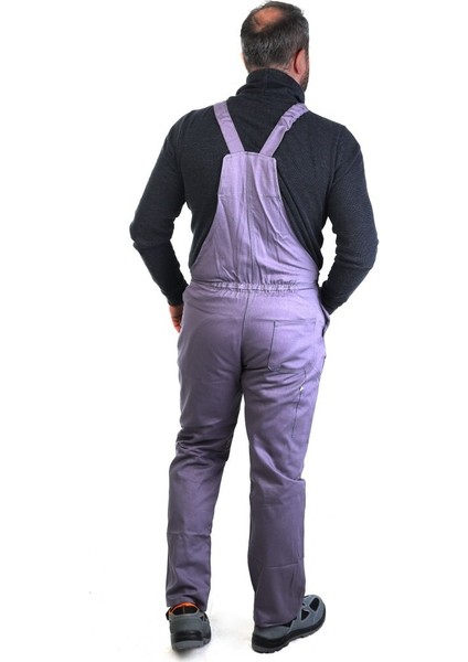 Eser - Gabardin Bahçivan Tulum - Iş Tulumu - Gri