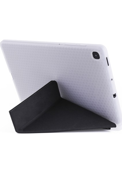 Samsung Galaxy Tab S6 Lite P610 Kılıf Kalemlikli Premium Standlı Katlanır Silikon Kılıf