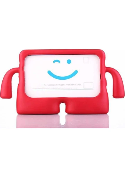 Apple iPad 8. Nesil 2020 10.2 Inç Standlı Eğlenceli Çocuk Kılıfı Silikon Tablet Kılıfı Kids Case