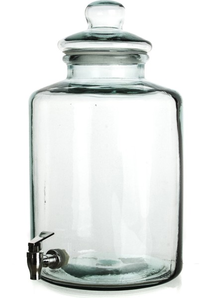 Cam Kapaklı Muslulu Fıçı 12.5 Litre