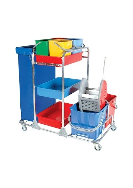 Kat Hizmet Arabası Krom