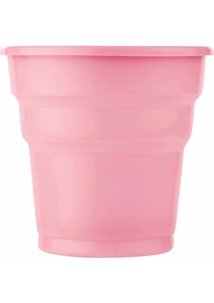 Pembe Plastik Bardak 25'li