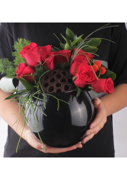 Siyah Akvaryum Vazo Fanus fiyatları