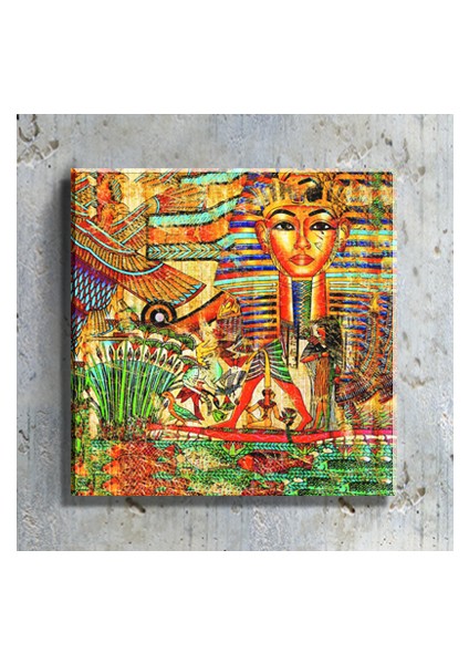 Antik Mısır Reprodüksiyon (40X40 Cm) Kanvas Tablo TBL1506