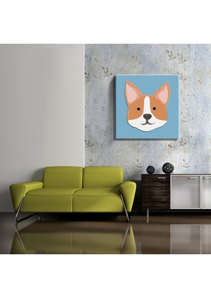Çocuk Odası Sevimli Tilki Temalı (40X40 Cm) Kanvas Tablo TBL1530 fiyatları