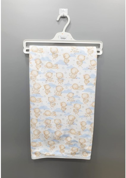 Ördek Baskılı Çift Kat Penye Bebe Battaniye