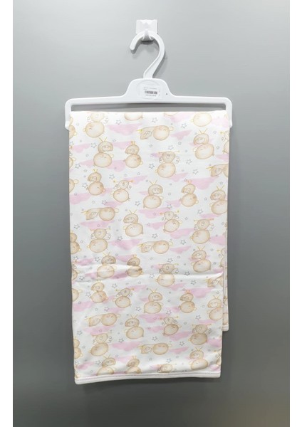 Ördek Baskılı Çift Kat Penye Bebe Battaniye