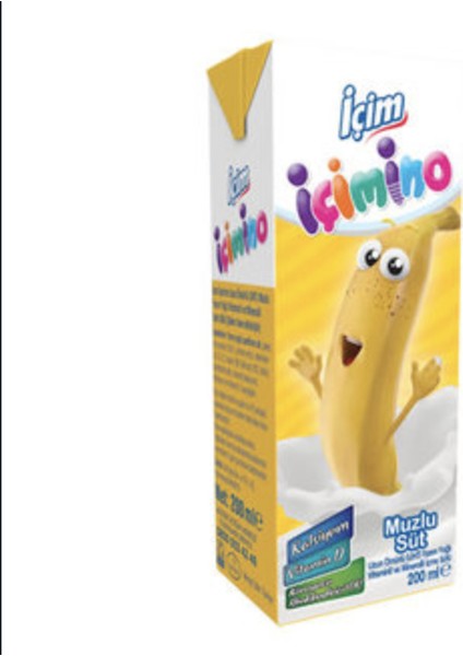 Içim Içimino Muzlu Süt 200 ml