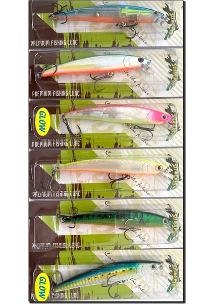 Strike Pro JL-092 F Arc Minnow 105 Serisi Maket Balık