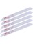 5 Adet Tilki Kuyruğu Kılıç Testere Bıçağı Metal 225 mm 1