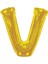 Folyo Balon Harf V Gold 34'' (86CM) 1