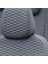 Jeep Compass 2018-Sonrası Özel Üretim Koltuk Kılıfı Tokyo Design Deri Füme 5
