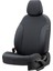 Store Peugeot 208 2012-2019 Özel Üretim Koltuk Kılıfı Tokyo Design Deri Siyah 2