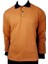 3 Iplik Turuncu Lacivert Polo YAka Uzun Kollu Sweatshirt 1