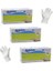 Pudralı Lateks Eldiven 3lü Set (Medium) (3X100) 1