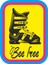 Ski-Kayak-Snowboard Sticker - 24116 1