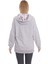 Kapüşonu Çiçek Desenli Uzun Kollu Kanguru Cepli Oversize Sweatshirt 4