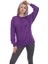 Kapüşonu Çiçek Desenli Uzun Kollu Kanguru Cepli Oversize Sweatshirt 2