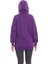 Kapüşonu Çiçek Desenli Uzun Kollu Kanguru Cepli Oversize Sweatshirt 4