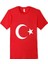 Ay Yıldız Türk Bayraklı Kırmızı Tişört Large Beden 1