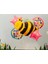 Folyo Balon Buket Seti Happy Birthday Arı Modeli 5'Li D.Ü 30tl 1