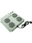 4lü Rack Kabinet Fan Modülü Termostatlı Ral 7035 Gri 4