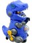 Pilli Işıklı Duman Püskürten Robot Trex 3