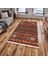 Makinede Yıkanabilen Leke Tutmaz Kolay Temizlenir Dokuma Taban Kumaş Üzerine Dijital Baskı Saçaklı Halı 100 x 140 cm 1