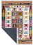 Makinede Yıkanabilen Leke Tutmaz Kolay Temizlenir Dokuma Taban Kumaş Üzerine Dijital Baskı Saçaklı Halı 80 x 140 cm 2