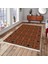 Makinede Yıkanabilen Leke Tutmaz Kolay Temizlenir Dokuma Taban Kumaş Üzerine Dijital Baskı Saçaklı Halı 80 x 200 cm 1