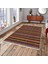 Makinede Yıkanabilen Leke Tutmaz Kolay Temizlenir Dokuma Taban Kumaş Üzerine Dijital Baskı Saçaklı Halı 80 x 200 cm 1