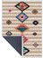 Makinede Yıkanabilen Leke Tutmaz Kolay Temizlenir Dokuma Taban Kumaş Üzerine Dijital Baskı Saçaklı Halı 160 x 230 cm 2