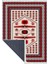 Makinede Yıkanabilen Leke Tutmaz Kolay Temizlenir Dokuma Taban Kumaş Üzerine Dijital Baskı Saçaklı Halı 130 x 180 cm 2