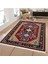 Makinede Yıkanabilen Leke Tutmaz Kolay Temizlenir Dokuma Taban Kumaş Üzerine Dijital Baskı Saçaklı Halı 100 x 200 cm 1