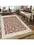 Makinede Yıkanabilen Leke Tutmaz Kolay Temizlenir Dokuma Taban Kumaş Üzerine Dijital Baskı Saçaklı Halı 130 x 180 cm 1