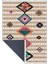 Makinede Yıkanabilen Leke Tutmaz Kolay Temizlenir Dokuma Taban Kumaş Üzerine Dijital Baskı Saçaklı Halı 160 x 230 cm 2