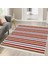 Makinede Yıkanabilen Leke Tutmaz Kolay Temizlenir Dokuma Taban Kumaş Üzerine Dijital Baskı Saçaklı Halı 100 x 140 cm 1