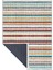 Makinede Yıkanabilen Leke Tutmaz Kolay Temizlenir Dokuma Taban Kumaş Üzerine Dijital Baskı Saçaklı Halı 160 x 230 cm 2